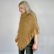 Early 2000s Chunky Knit Wool Shawl