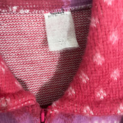 Pink Alpaca Wool Zip Sweater (L)