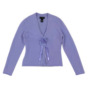 Lavender Rabbit Hair Florette Cardi (L)