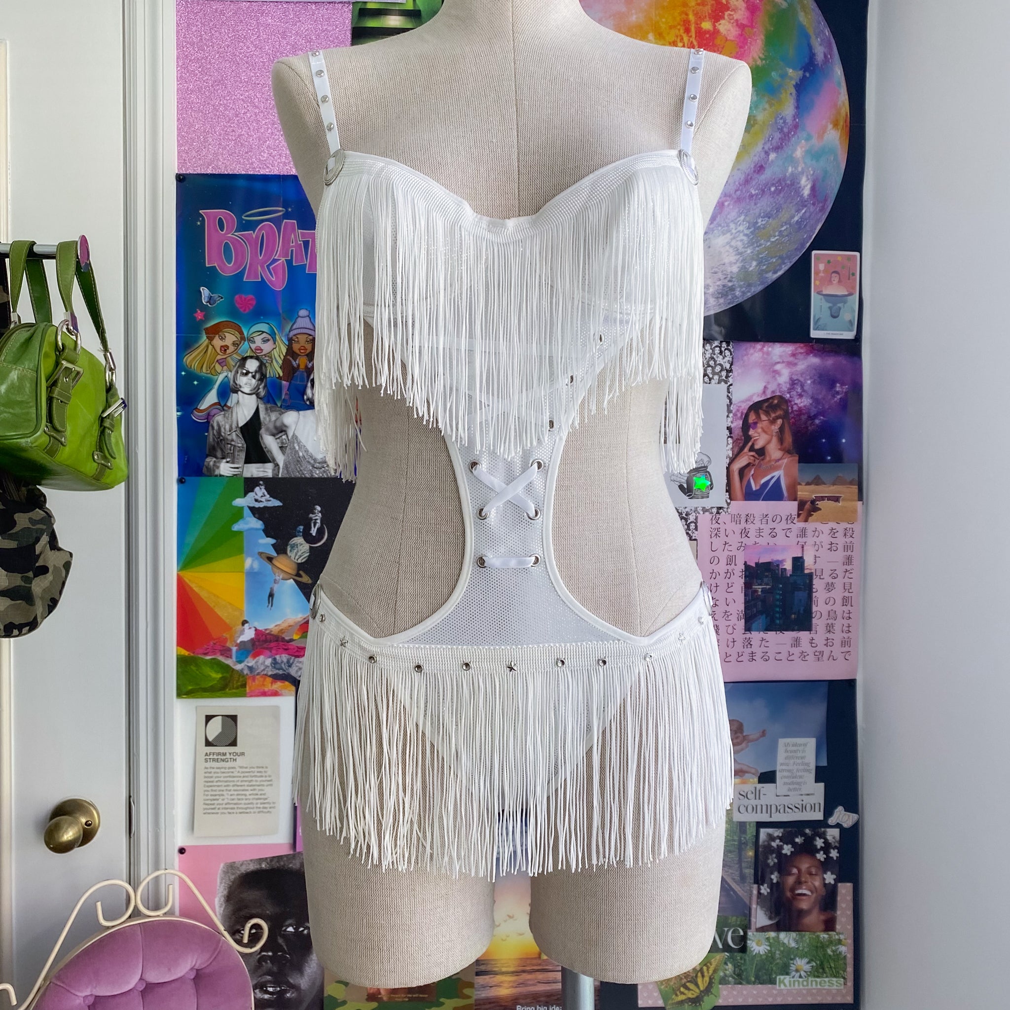 Disco Rodeo Fringe One Piece - Small