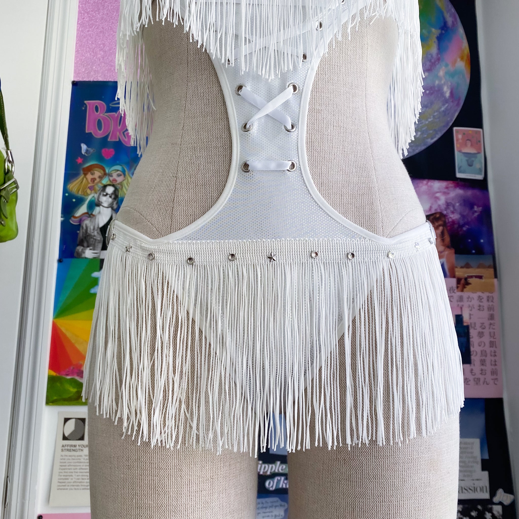 Disco Rodeo Fringe One Piece - Small
