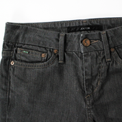 Y2K Grey Low Rise Flare Jeans (XS)