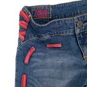 Marithe Francois Girbaud 2000s Ribbon Flare Jeans (M)