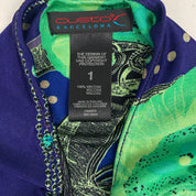 Custo Barcelona Electric Surrealist Print Mesh Dress (S)