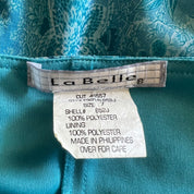 Vintage Turquoise Midi Dress (XS/S)
