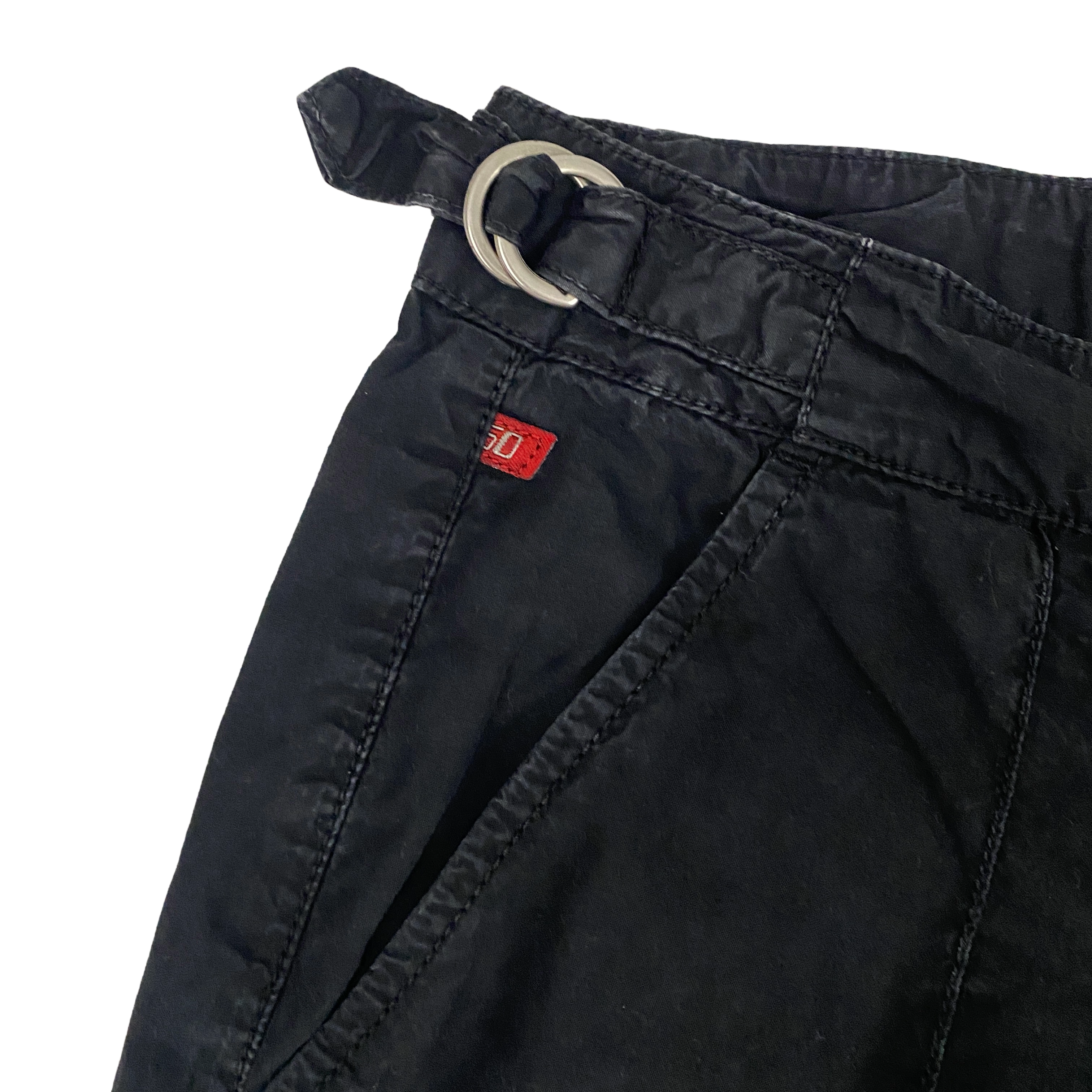 Miss Sixty Black Parachute Pants (XS)