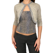 Sequin Knit Bolero (S)