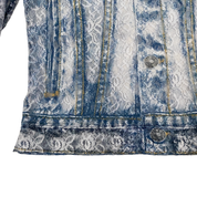 Diesel Denim Illusion T-Clauvet Lace Mesh Top (XS)