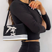 Lace Up Sneaker Bag