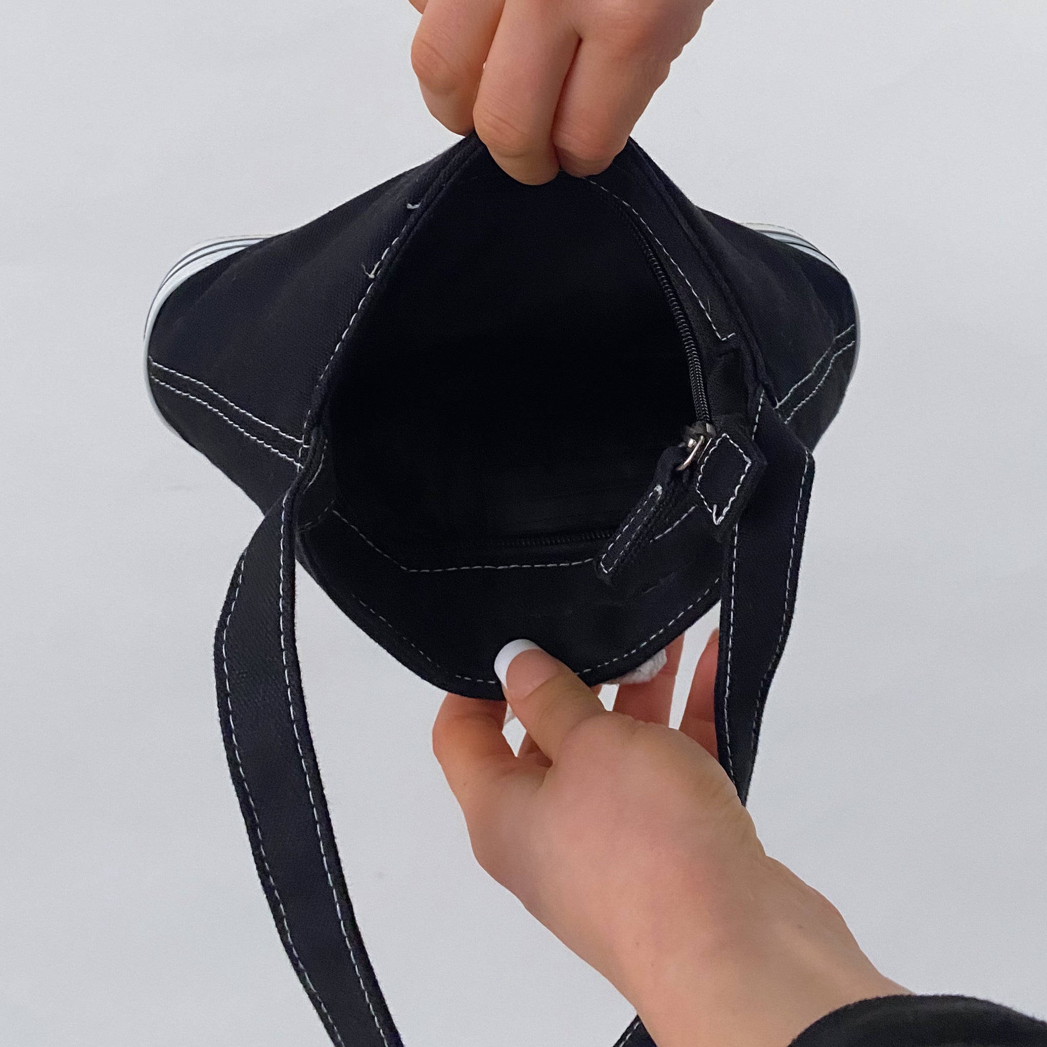 Lace Up Sneaker Bag