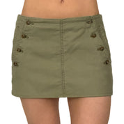 Olive Mini Skirt (S)