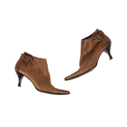 Antique Vachetta Heeled Boots (7.5)