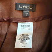 Bebe Brown Pencil Skirt (XXS/XS)