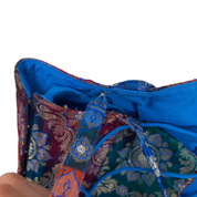 Metallic Jewel Tone Silk Luxury Corset Top (XS/S)