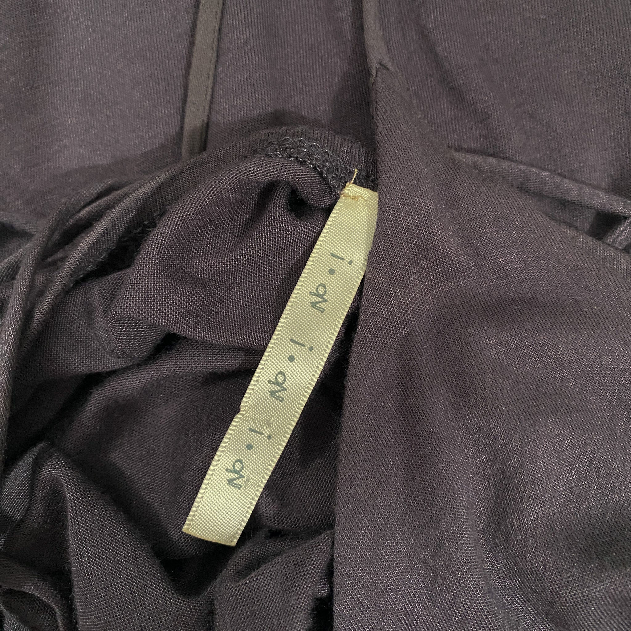 2000s Halter Midi Dress with Metallic O-Ring (M)