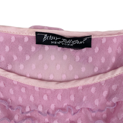 Betsey Johnson Vintage Ruffle Mesh Top  (XS/S)