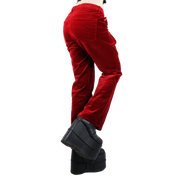 Y2K Red Low Rise Flares (M/L)