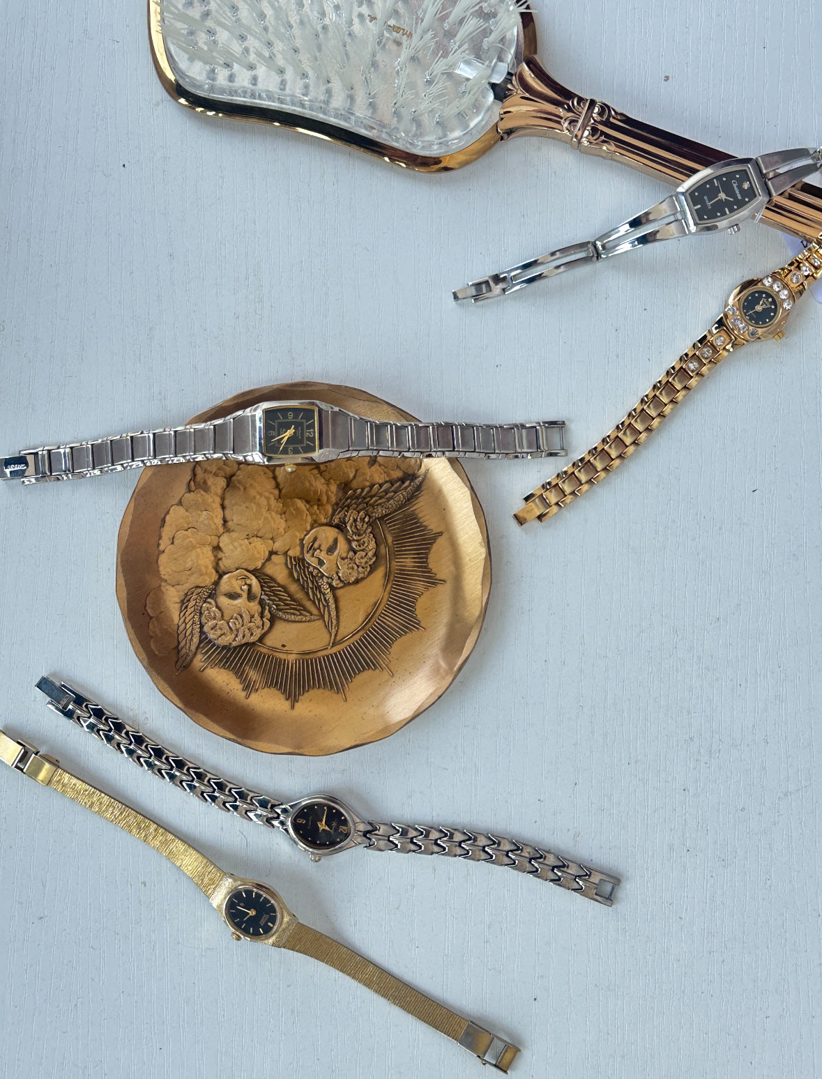 Gold Gem Cocktail Watch