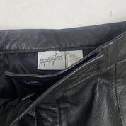 Vintage Black Leather Pants (S)