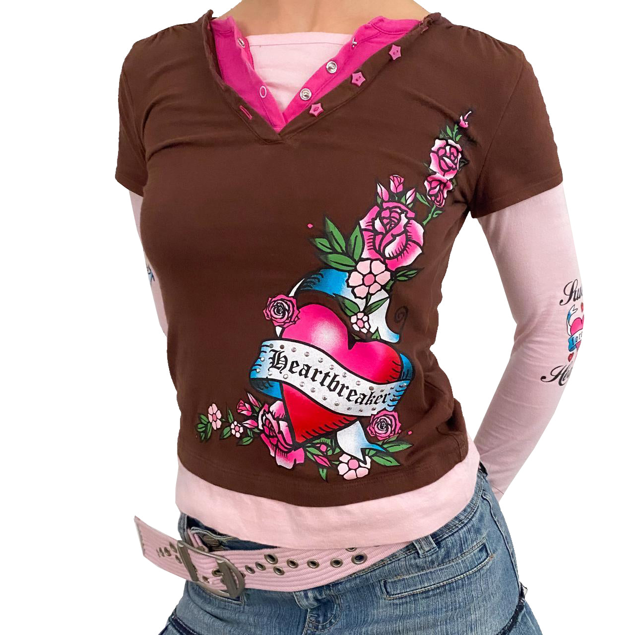 Triple Layered Tattoo Top (XS)