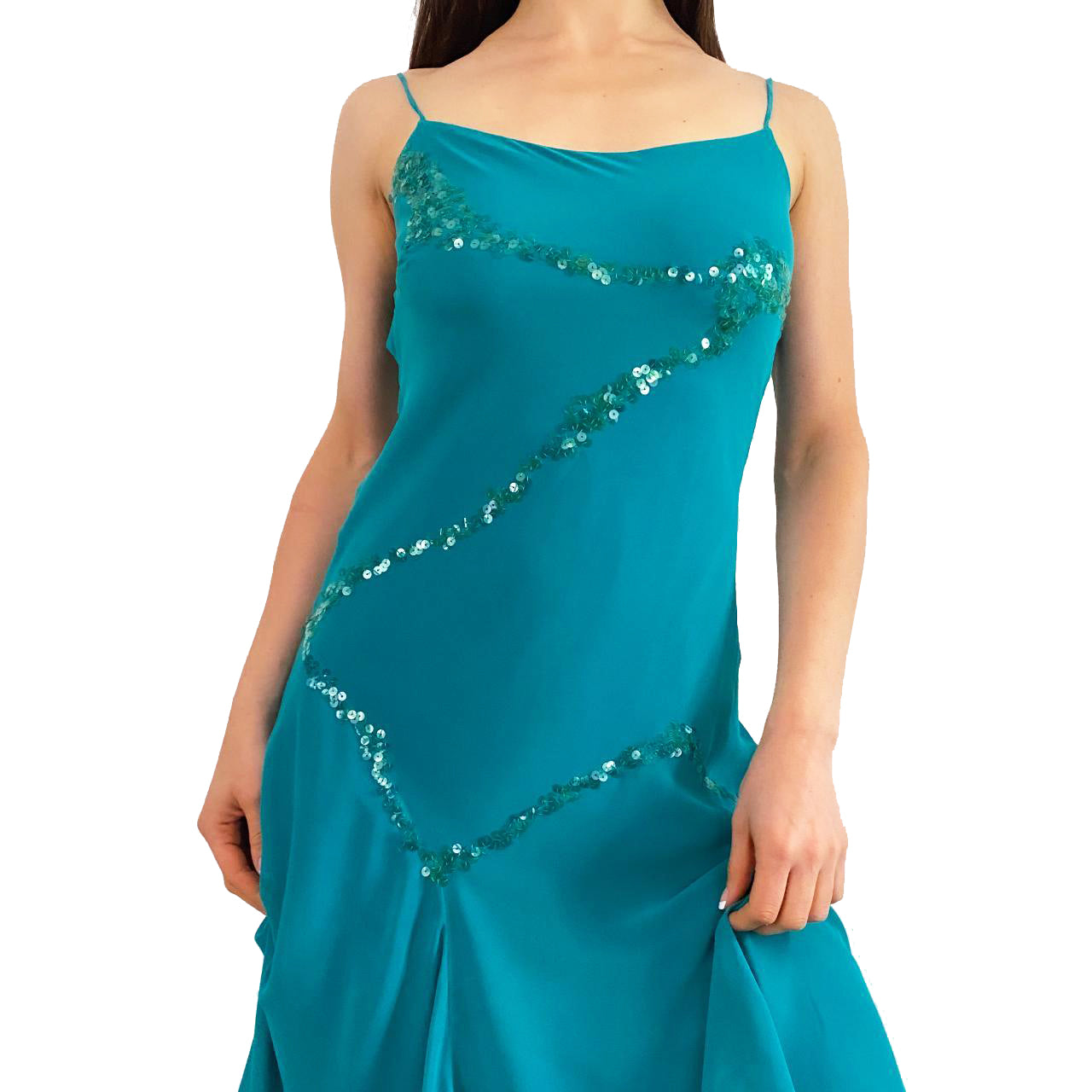 Peacock Party Dress (S)