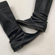 Leather Stitched Tall Boots (7)