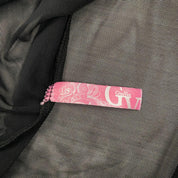 Mesh Sequin Split Front Bra Top (L)