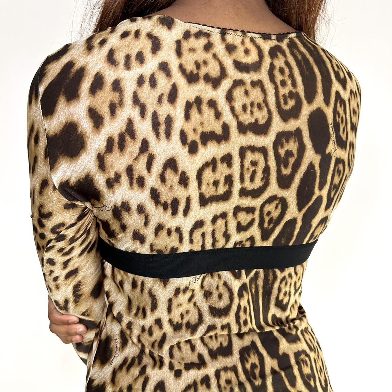 Roberto Cavalli Viral Leopard Top (S/M)