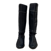 Leather Stitched Tall Boots (7)