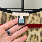 Roberto Cavalli Viral Leopard Top (S/M)