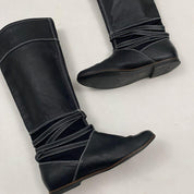 Leather Stitched Tall Boots (7)