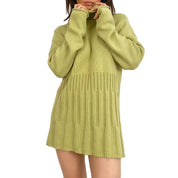 Lime Sweater Dress (S Petite)