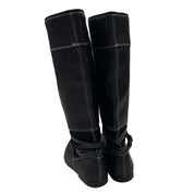 Leather Stitched Tall Boots (7)