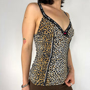 D&G Y2K Cheetah Tank Top (S)