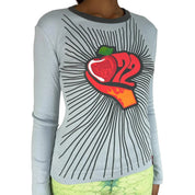 NWT Miss Sixty Y2K Apple Top (M)