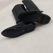 Leather Stitched Tall Boots (7)