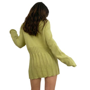 Lime Sweater Dress (S Petite)