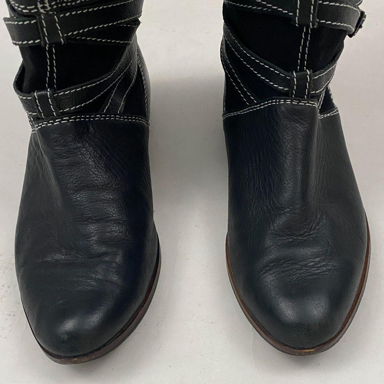 Leather Stitched Tall Boots (7)