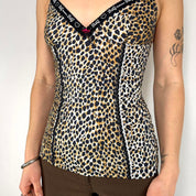 D&G Y2K Cheetah Tank Top (S)