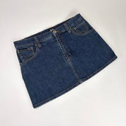 D&G Dolce & Gabbana Sequin Logo Mini Skirt (S)