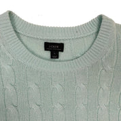 Mint Cashmere Cable Knit Sweater (S)
