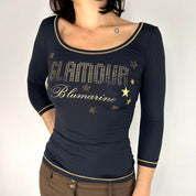 Blumarine Y2K 'GLAMOUR' Top (S)