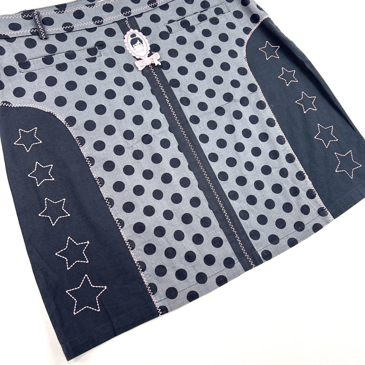 Y2K Euro Polka Dot Skirt (S)