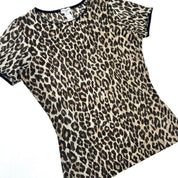 Dolce & Gabbana Mesh Leopard Top (S/M)