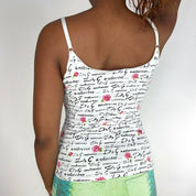 D&G Dolce & Gabbana Y2K White Cami (M)