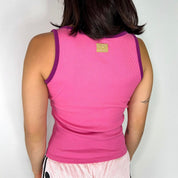 D&G Dolce & Gabbana Y2K Pink Tank Top (XS/S)