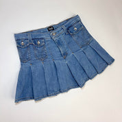 D&G Dolce & Gabbana Y2K "Pin up" Denim Skirt (S)
