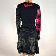 Desigual Asymmetrical Long Sleeve Dress (S/M)