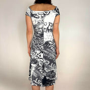 Just Cavalli Graffiti Dress (S)