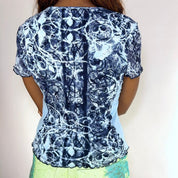 Y2K Euro Blue Cherubs Top (M)